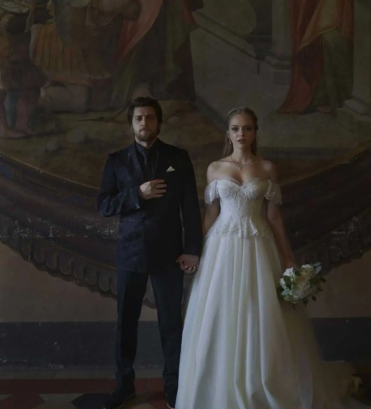 İpek Filiz Yazıcı and Ufuk Beydemir during their marriage