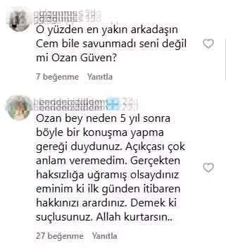 Public reactions to Ozan Güven’s statement
