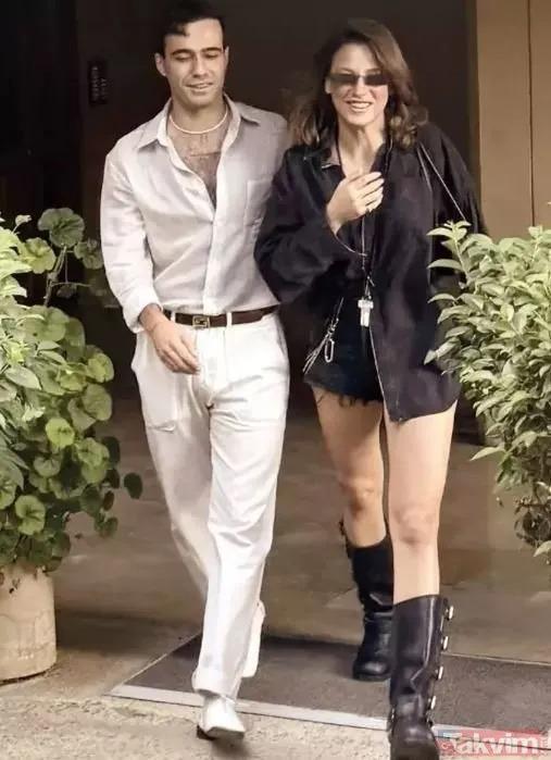 Serenay Sarıkaya attending Mert Demir’s concert in Harbiye