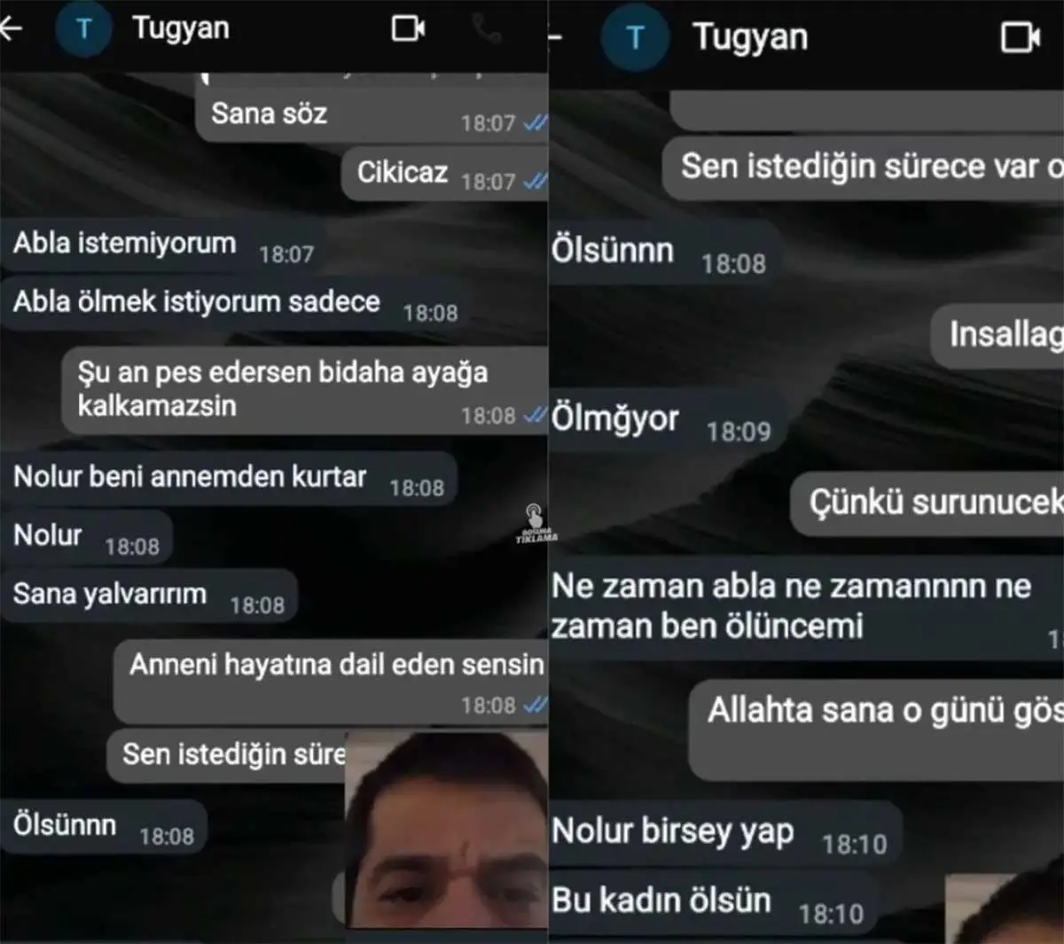 Güllü and her daughter Tuğyan Ülkem Gülter