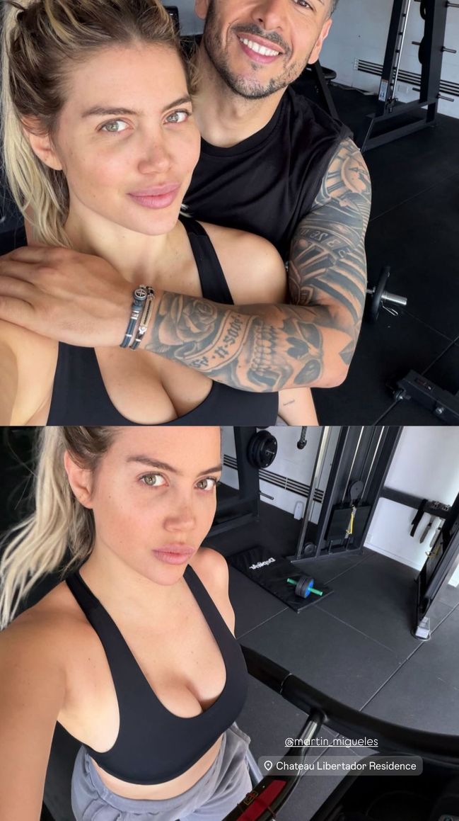 Wanda Nara and Martin Migueles