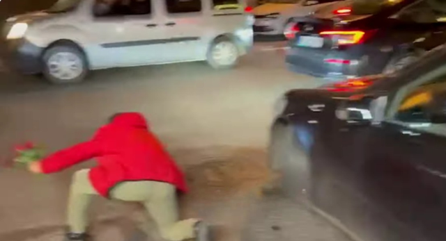 Child approaching the car