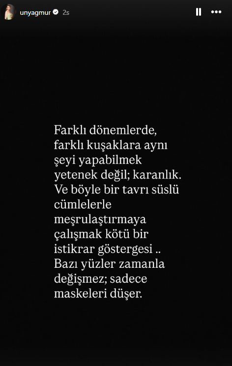Statement by Yağmur Ün