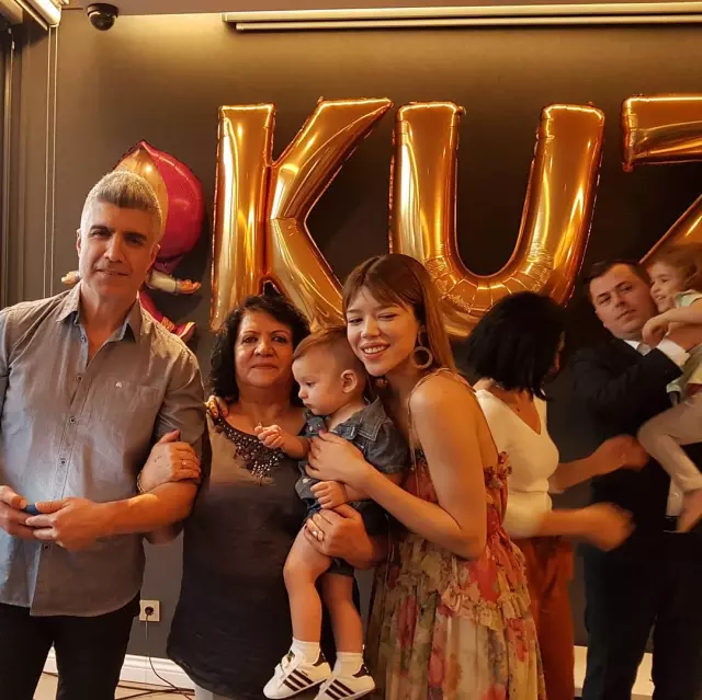 Özcan Deniz and his mother Kadriye Deniz