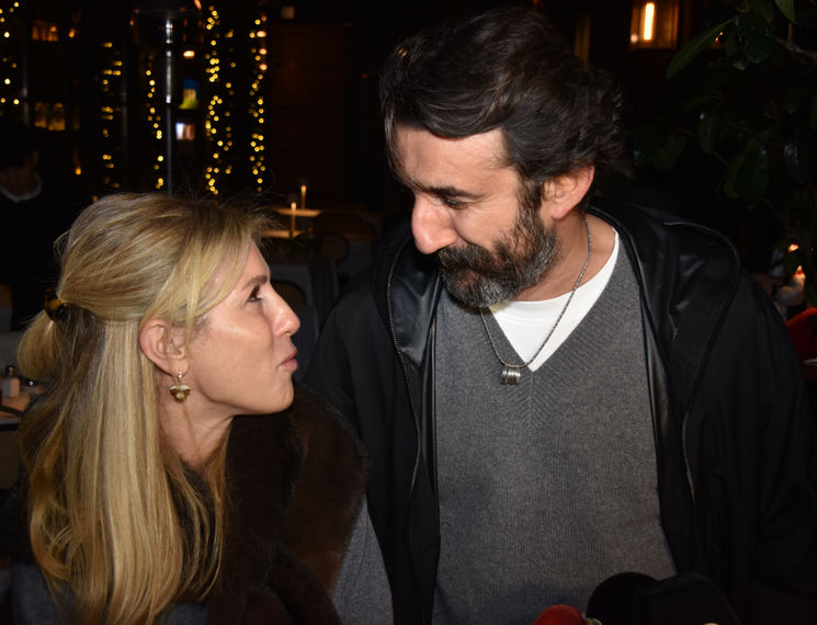 Didem Dayıcıoğlu speaking to the press