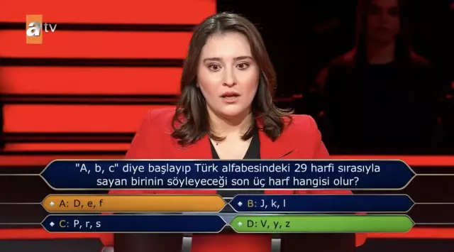 First-question elimination on Kim Milyoner Olmak İster
