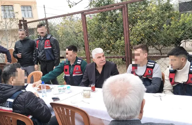 Abdullah Uçmak attending a funeral