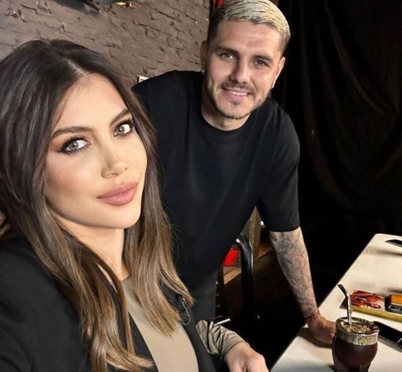 Rising tension between Mauro Icardi and Wanda Nara