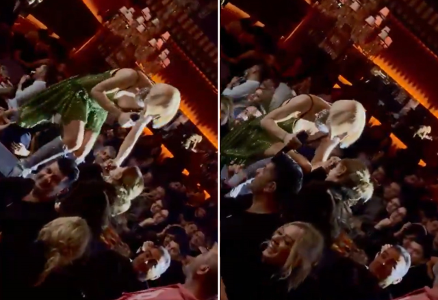 The moment Hazal Kaya kissed Gülşen’s hand on stage