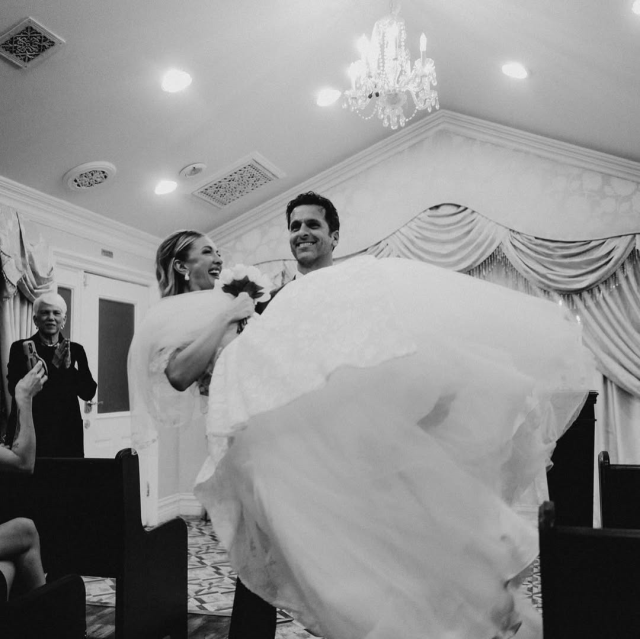 Romantic moments of Yasemin Kay Allen and Erdal Kaya after the wedding