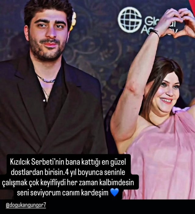 Feyza Civelek supports Doğukan Güngör