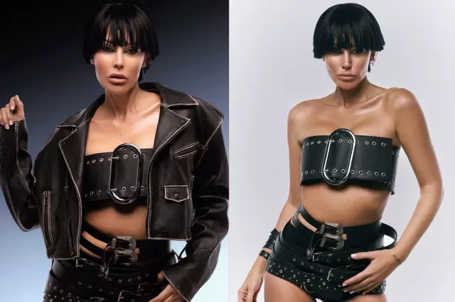 Petek Dinçöz’s new look with short black hair