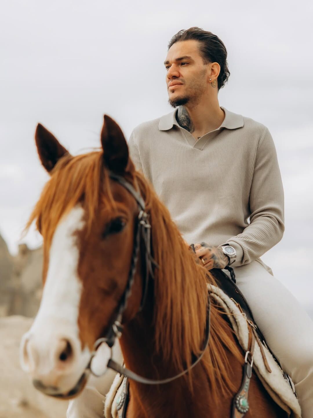 Fenerbahce goalkeeper Ederson Moraes in Cappadocia