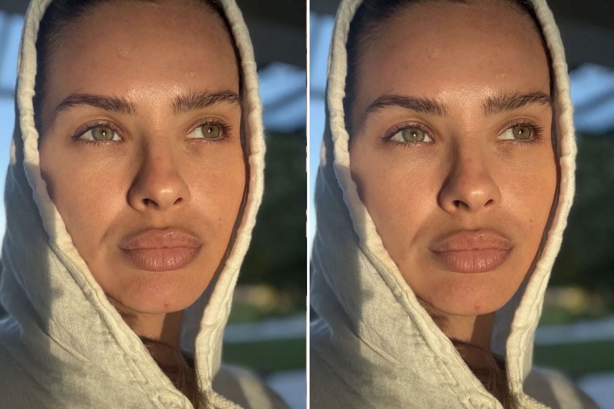 China Suarez posing under the morning sun