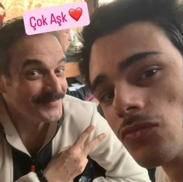 Ufuk Ozkan and his son after successful liver transplant surgery