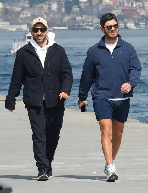 Pelin Karahan and Bedri Guntay spotted at Milas-Bodrum Airport