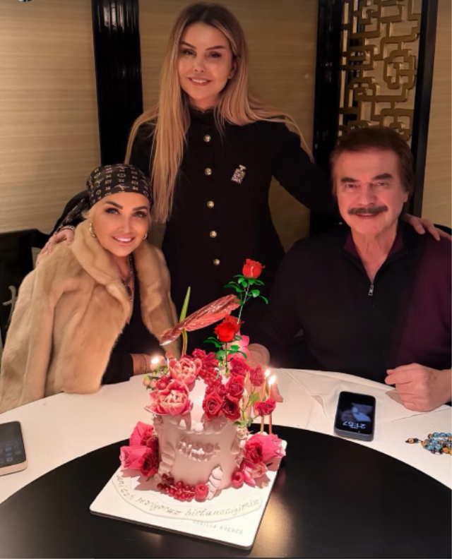 Orhan Gencebay seen healthy and cheerful during his birthday celebration