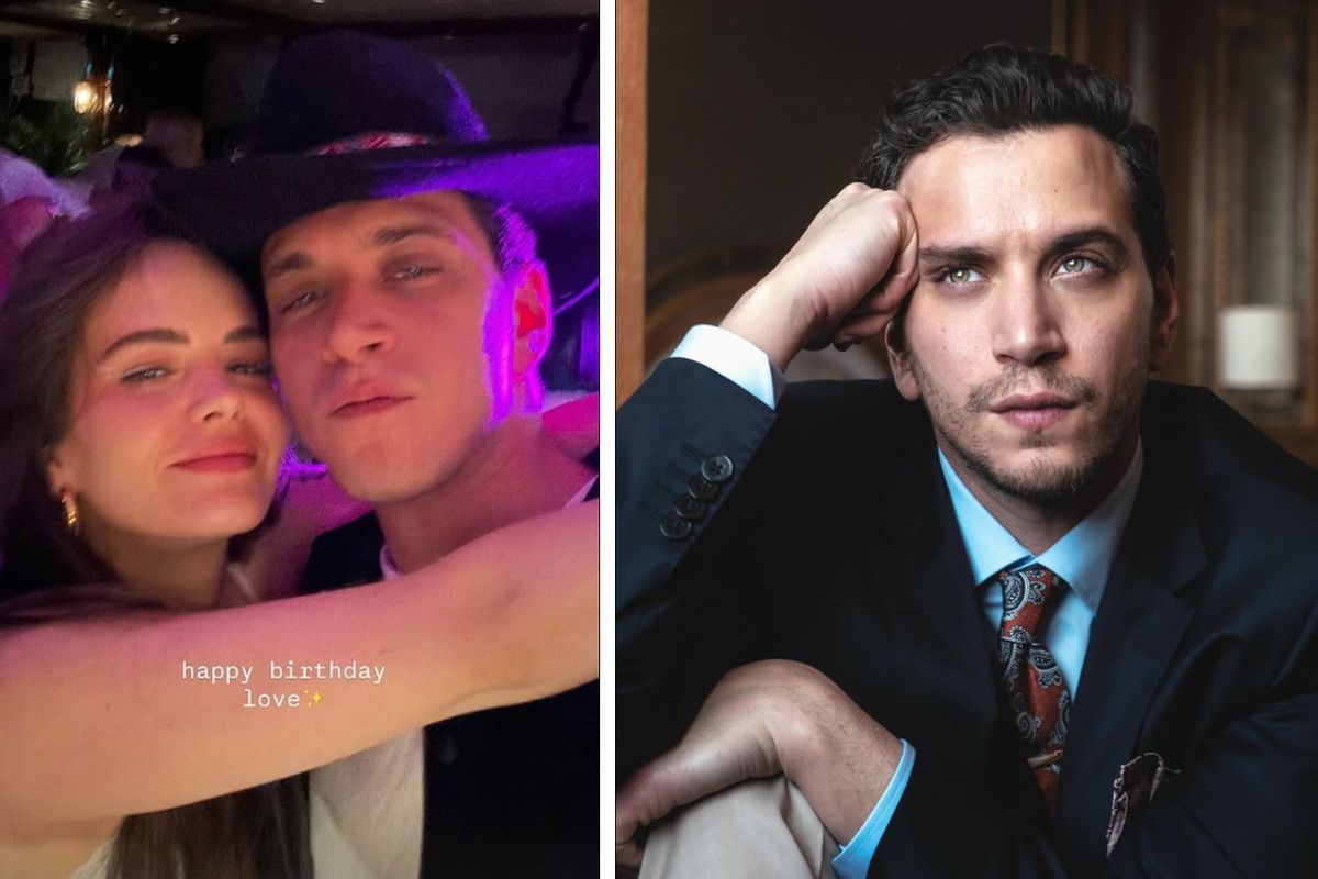 Selahattin Pasali and Lara Tumer Pasali romantic birthday celebration photo