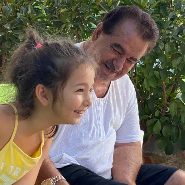 Ibrahim Tatlises and daughter Elif Eda Tatlises birthday celebration photo